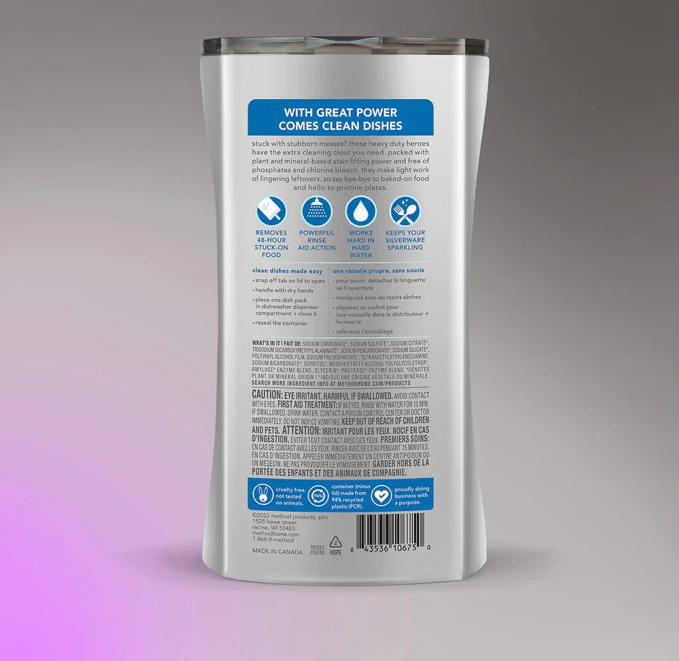 free + clear heavy duty dishwasher packs