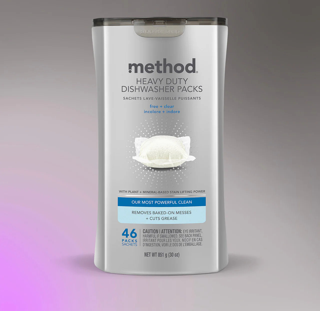 free + clear heavy duty dishwasher packs