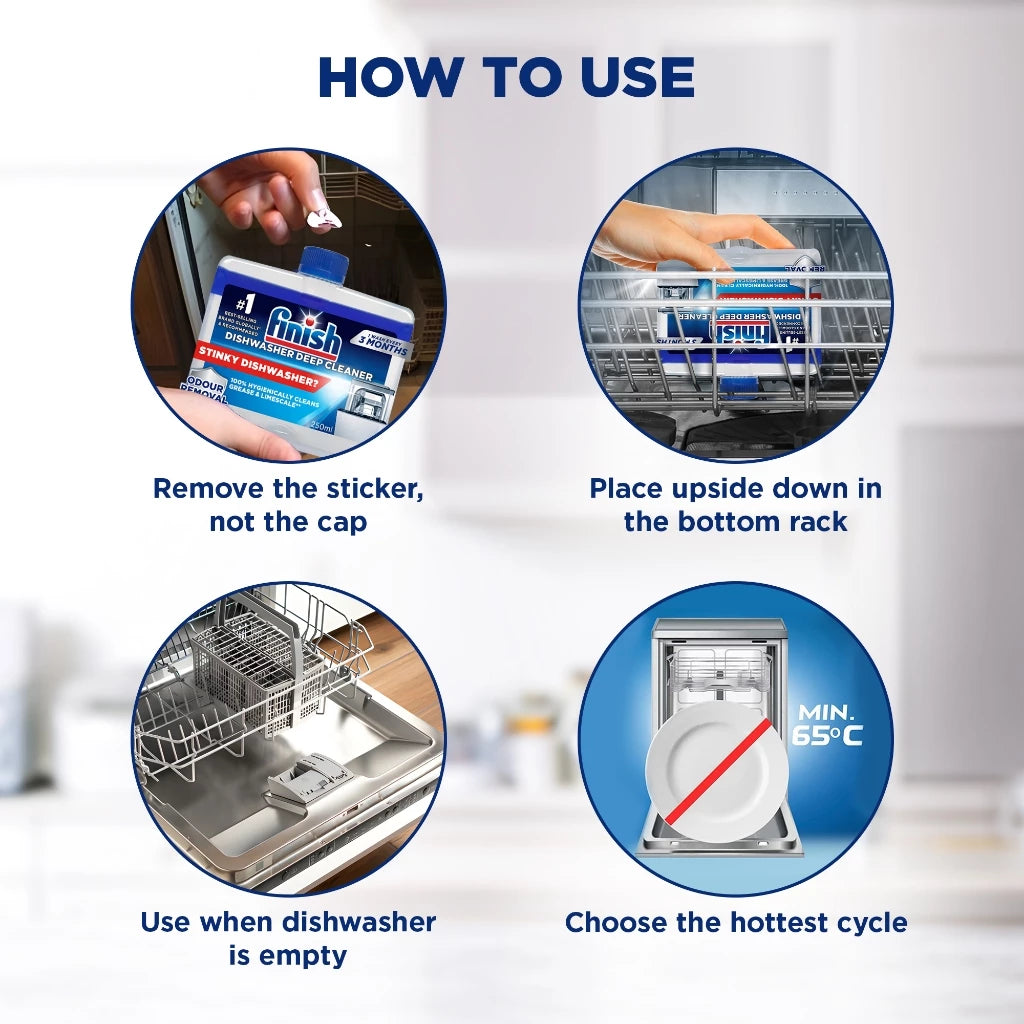 Finish Dishwasher Machine Cleaner (250ml)